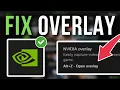How To Fix GeForce Experience NVIDIA Alt Z Overlay Not Working