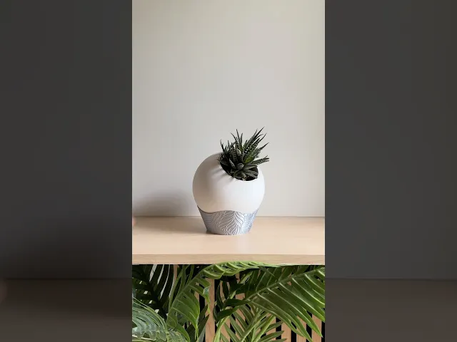 Orbit, desk pot planter/vase. video thumbnail