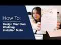 How to Design Your Own Wedding Invitation Suite Step by Step Guide Zazzle