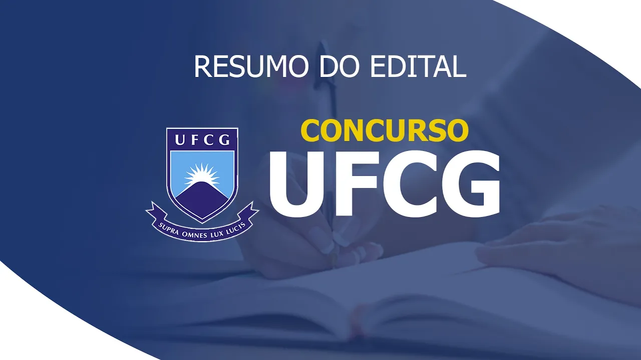 RESUMO DO EDITAL DA UFCG