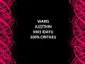 100% Cintaku W.A.R.I.S. Mas Idayu Juzzthin  lirik