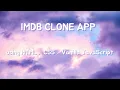 IMDB CLONE APP created using HTML CSS JavaScript