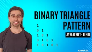 Binary Triangle 0 1 Pattern in JavaScript Pattern Printing