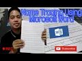 Steps how to make name tracing worksheet Tagalog tutorial