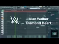 Download Lagu Alan Walker - Diamond Heart (FL Studio, Piano Cover) + FLP