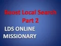 LDS online missionary tutorial Local Search advanced training