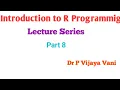 Switch function in R Programming
