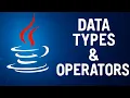 Data Types Operator In Java complete course with Notes