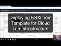 Deploy Nested ESXi VM From Template