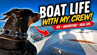 S1E50. Fixing Leaks, Electrical Problems & Boat Life with Violet