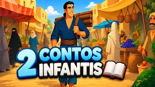 2 CONTOS INFANTIS 📖 | Ali Babá e os 40 Ladrões + O Livro da Selva | Desenho Animado