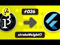 Ep 026 - strokeWeight Flutter Processing