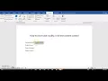 How to insert and modify a rich text content control