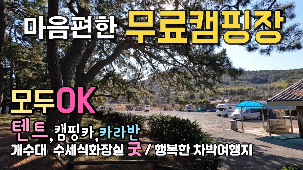 고흥 나로도해수욕장 마음이 편안한 무료캠핑장 차박여행 개수대와 깨끗한 화장실 음식물 수거대까지.. 맑은 해안가  힐링하는 국내여행지 해루질도 가능한 나로도해수욕장 サムネイル