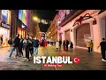 🇹🇷 ISTANBUL, Turkey Night 4K Walking Tour – Istiklal Street \u0026 Taksim Square