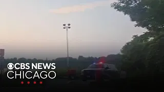Search for missing person at reservoir in Wood Dale Illinois