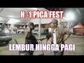 Lagu CROWDED! PERSIAPAN H- 1 PICA FEST || VLOG SING MAIN-MAIN