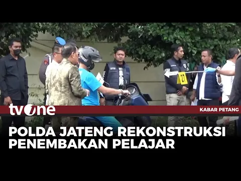 44 Adegan Dilakukan saat Rekonstruksi Kasus Penembakan Pelajar di Semarang