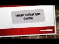 Java Bangla Tutorial Part-23 Type Casting Integer To Float Widening Creative Coders 2020