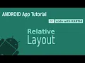 Android app development Lesson2 Layouts RelativeLayout