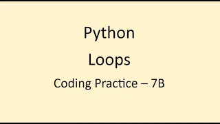 Coding Practice 7B Loops Python NxtWave CCBP