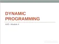Dynamic Programming - General Method