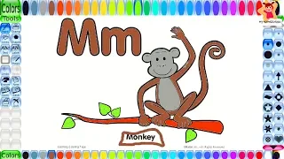 Monkey Coloring Pages For Kids Alphabet Letter M Coloring Pages For Kids Coloring Pages for Kids