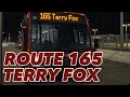 Route 165 Innovation Terry Fox Full POV In A Nova Bus LFS