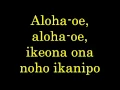 Download Lagu Aloha Oe Lyrics