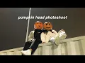 pumpkin head photoshoot trend from tiktok