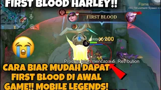 trik ml cara mudah dapat first blood di awal game ranked gini caranya 