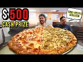 99 OF TEAMS FAIL THIS 11LB PIZZA CHALLENGE I WENT SOLO FOR 500 CASH AT CICI S