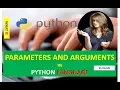 WHAT ARE PARAMETERS AND ARGUMENTS IN PYTHON LANGUAGE IN HINDI