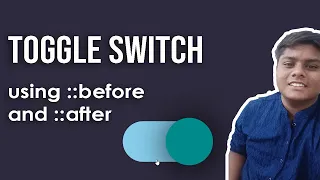 How to design a Toggle Switch for a Checkbox just by using CSS Complete tutorial Code Grind