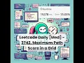 3742 Maximum Path Score in a Grid Med Leetcode Daily 4-30-26