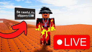 Be careful. It's slippery! ❄️👀+1 Keyboard Escape 🎮 #roblox #shortsfeed #viral
