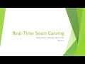 Real Time Seam Carving