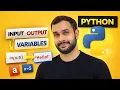 Lecture 1 Python Basics for Beginners Variables Type Casting Input Output Full Tutorial