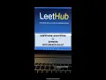 Automatically push LEETCODE solution to GITHUB in seconds CHROME EXTENSION FREE