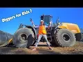 Diggers for Kids with Blippi The Wheel Loader Construction Truck