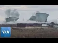 U K Cooling Towers Destroyed in Controlled Explosion