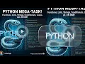 Python Task Master Functions Lists Strings Conditionals Loops - ALL IN ONE PROJECT
