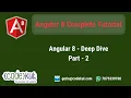 Angular 8 - Deep Dive to Components Part 2
