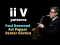 Download Lagu Jazz Patterns for Sax - ii V licks from Desmond and more!
