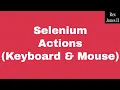 PL 9 Selenium Actions Keyboard Mouse Events Playlist Introduction