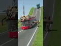 Download Lagu Long City Buses \u0026 Dumper Truck vs Logs Trap BeamNG drive #shorts #beamngdrive #bus