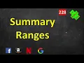Summary Ranges LeetCode 228 C Java Python
