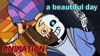 a beautiful day undertale animation