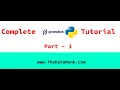 Complete Python Pandas Tutorial Data Frame Series Importing Files Part 1 The Data Monk
