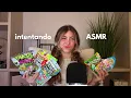 Nichole intenta ASMR por primera vez cominedo dulces